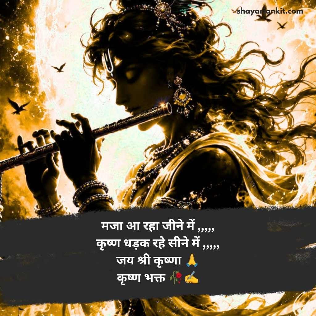Shree krishna shayari in hindi