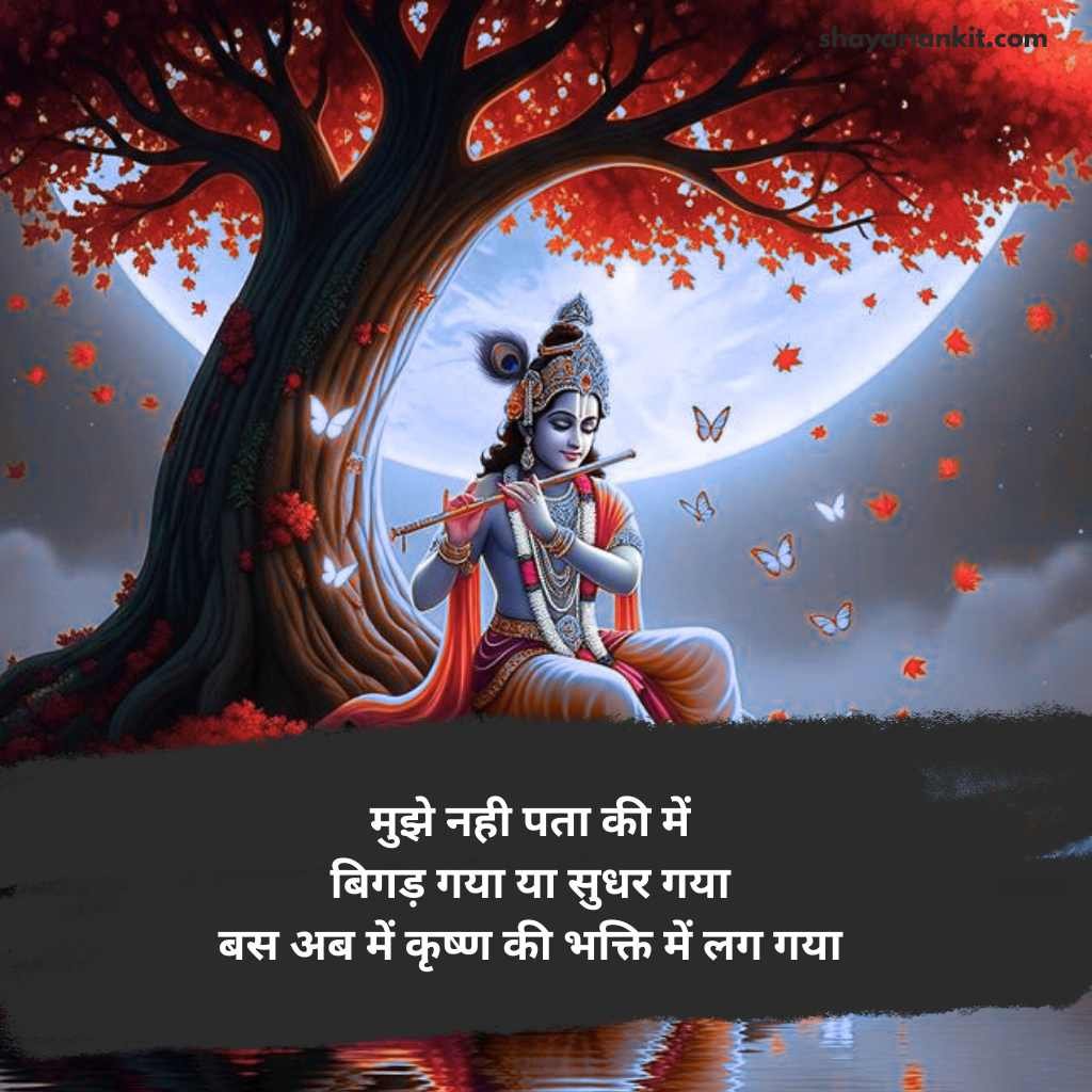 Shree krishna shayari in hindi